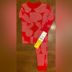 Carter’s 2 piece Heart Pajamas